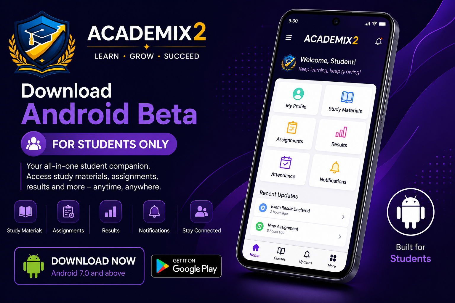 ACADEMIX 2 beta mobile